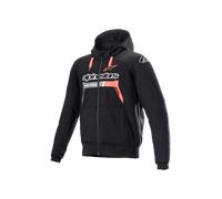 Alpinestars Veste À Capuche Chrome Ignition Black Red Fluo
