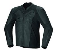 Alpinestars Faster V3, veste en cuir 50 Noir/Noir Noir/Noir