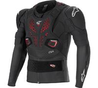 Alpinestars Bionic Pro V3 Plasma Veste de protection, noir-rouge, taille M pour homme