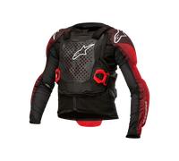 Alpinestars Veste De Protection Bionic Tech Junior Black White Red, Taille: S/M