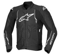 alpinestars Veste en cuir Dusk Noir/Blanc 54 homme
