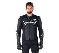 Alpinestars Veste En Cuir Faster V3 Airflow Black White, Taille: 48