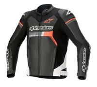 Alpinestars Veste En Cuir GP Force Airflow Black White Red Fluo, Taille: 54