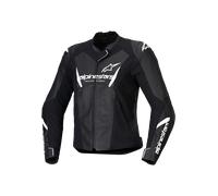 Alpinestars Veste En Cuir Stella Faster V3 Black White, Taille: 46