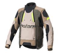 Alpinestars Veste Halo Drystar® Dark Khaki Sand Yellow Fluo