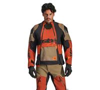 Alpinestars Veste textile Halo Pro DrystarXF M Noir/Marron/Rouge