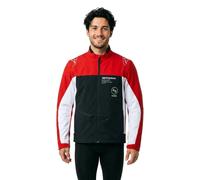 Alpinestars Lite-Dura Softshell Blouson de motocross, Noir/Rouge/Blanc, Taille L