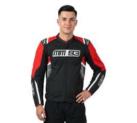 Alpinestars MM93 T-SPS Air V2 Blouson textile de moto, noir/rouge, Taille XXL