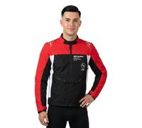Alpinestars Pro-Dura Blouson de motocross, Noir/Rouge/Blanc, Taille XL