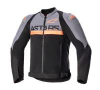 Alpinestars Veste SMX Air Dark Gray Black Orange Fluo, Taille: XL