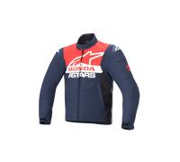 Alpinestars Veste Softshell Imperméable Honda SMX Night Navy Black Bright Red, Taille: XXL