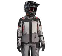 Alpinestars Veste moto Stella Andes V4 Drystar® imperméable – Gris – 2XL Femme