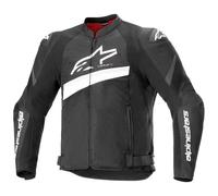 Alpinestars T-GP Plus R V4 Airflow veste textile de moto perforée, Noir/Blanc, Taille XXL