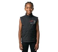 Alpinestars Techstar Softshell Gilet de motocross pour jeunes, noir, Taille M
