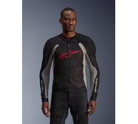 Alpinestars Veste Troop-Air Black Ash Gray Bright Red, Taille: XXL