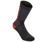 Alpinestars Chaussettes Pourgon Lite 19 PrimaLoft noir/rouge Taille S pour homme