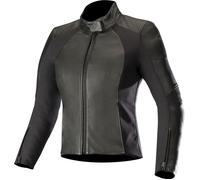 Alpinestars Vika V2, femmes de veste en cuir 50 Noir Noir