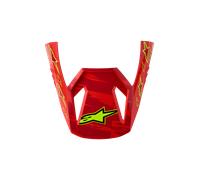 Alpinestars S-M3 Falcon Helmet Peak, Rouge, Taille unique