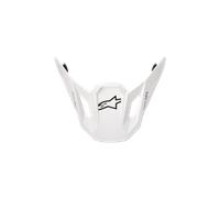 Alpinestars Visière S-M7 Solid White Glossy, Taille: One Size