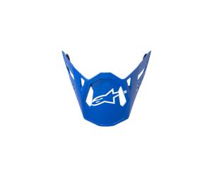 Alpinestars Visière Supertech M10 Flood Met Blue Med Blue Blk Crb M G, Taille: One Size