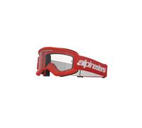 Alpinestars Vision 3 Wordmark Lunettes de motocross, rot, Einheitsgröße