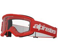 Alpinestars Vision 3 Wordmark, lunettes de protection Rouge/Blanc Net Rouge/Blanc Net