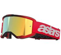 §Masque Cross Alpinestars Vision 5 Blaze Rouge-Mirror Gold§