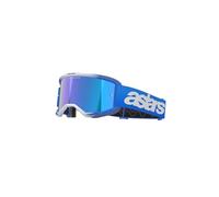 Alpinestars Lunettes Vision 5 Blaze – Miroirs Bleu/Blanc Réfléchissant