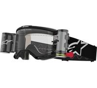 Alpinestars Lunettes de motocross Vision 5 Corp Roll-Off Noir/Blanc pour homme