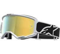 Alpinestars Vision 5 Rora Off-road Goggles Blanc Mirror Gold