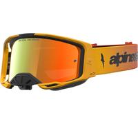 Alpinestars Vision 8 Amber Off-road Goggles Jaune Mirror Red