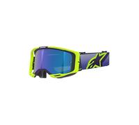 Alpinestars Vision 8 Corp Lunettes de motocross, pourpre/jaune