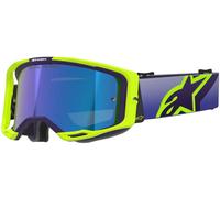 Alpinestars Vision 8 Corp, lunettes miroirs Mauve/Jaune Néon/Blanc Bleu Réfléchissant Mauve/Jaune Néon/Blanc Bleu Réfléchissant