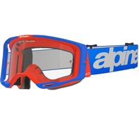 Alpinestars Vision 8 Wordmark Lunettes de motocross, bleu, Taille unique