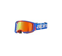 Alpinestars Lunettes de motocross Vision 8 Wordmark Mirror Bleu/Blanc Taille unique