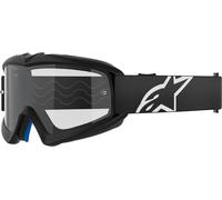 Alpinestars Vision Corp Clear Lunettes de motocross pour jeunes, noir