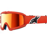 Alpinestars Masque Vision Corp Junior Orange verres miroir rouges Taille unique