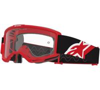 Alpinestars Vision OTG, lunettes de protection Rouge/Noir/Blanc Net Rouge/Noir/Blanc Net