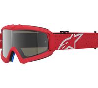 Alpinestars Vision Vesta Mirror Lunettes de motocross jeunesse, Rouge/Blanc, Taille unique