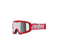 Alpinestars Lunettes Vision Blaze – Verres miroir argentés – Jeunes Rouge/Blanc