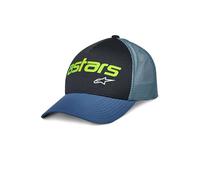 Alpinestars Vital Trucker Hat Casquette de Baseball Homme Noir/Bleu/Vert OS