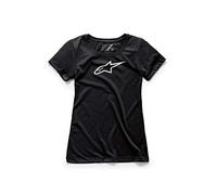 Alpinestars Women's Ageless Tee t-Shirt Logo Manches Courtes Coupe Moderne Femme Women's Ageless Tee Black FR: M (Taille Fabricant: M)