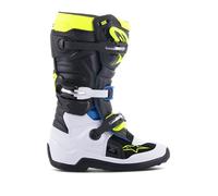 ALPINESTARS Bottes Tech 7S Junior Black / Enamel Blue / Yellow Fluo 8 (EU 42)