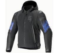 Blouson Moto Alpinestars Zaca Air Venom WP Noir/Bleu électriqueM Noir,Bleu électrique