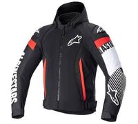 Alpinestars Veste de moto Zaca Air Noir/Blanc/Rouge fluo XL Homme