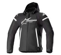 Alpinestars Zaca Veste Moto Imperméable Homme Noir/Blanc Taille M