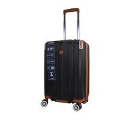 ALPINI Horizon 3.1BI, Valise Rigide Garantie 2 Ans, 100% ABS Triple Couche, Fermeture Ultra Protegee (Noir BI, S Cabine, 55 x 35 x 23 cm, 39L/49 L, 3,2kg)