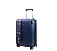 ALPINI Horizon, Valise Rigide Garantie 2 Ans, 100% ABS, Fermeture Ultra Protegee (Bleu (Jean's), S Cabine, 55 x 35 x 23 cm, 39L/49 L, 3,2kg)