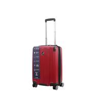 ALPINI Horizon , Valise Rigide Garantie 2 Ans, 100%ABS, Fermeture Ultra Protegee (Rouge ( Red ), S Cabine, 55 x 35 x 23 cm, 39L/49