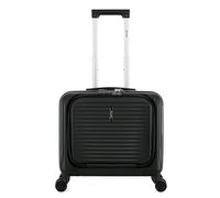 ALPINI Valise mallettes pour Ordinateur à 8 roulettes,avec Prise USB pour Recharge intégrer, Compatiment pour PC 13 à14,6 Pouces ou Tablette (B-Pilot-R, Noir (Black), Cabine 42.5x20x44cm -31L)